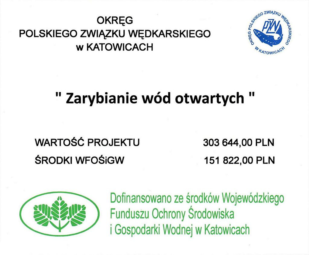 Dofinansowane ze środków WFOŚiGW w Katowicach